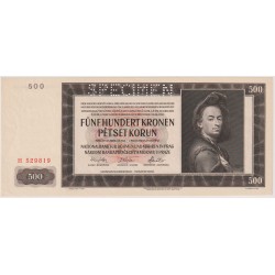 500 Koruna 1942, SPECIMEN