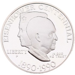USA, Silver Dollar 1990,...