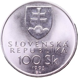 100-koruna-1993-establishment-of-the-slovak-republic