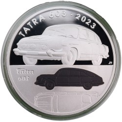 commemorative-silver-500-koruna-coin-tatra-603-passenger-car