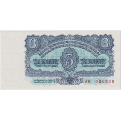 3 Koruna 1953, SERIES JD....