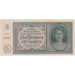 5 Koruna 1940, SPECIMEN