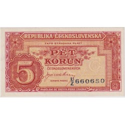 5 Koruna 1945