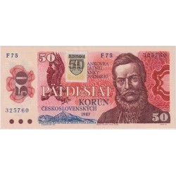 50 Koruna 1987/1993, SERIE F75