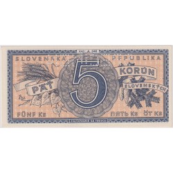 5 Koruna 1945, SPECIMEN