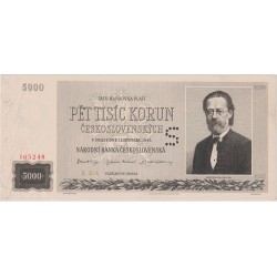 5000 Koruna 1945, serie...