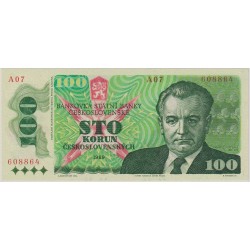 100 Koruna 1989, SERIES A18
