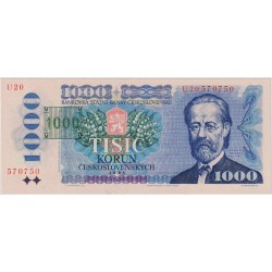 1000 Koruna 1985, kolkovaná