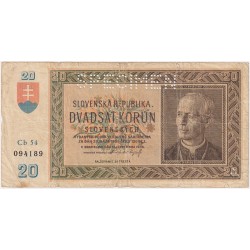 20 Koruna 1939