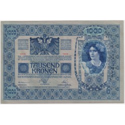 1000 Koruna 1902, bez přetisku